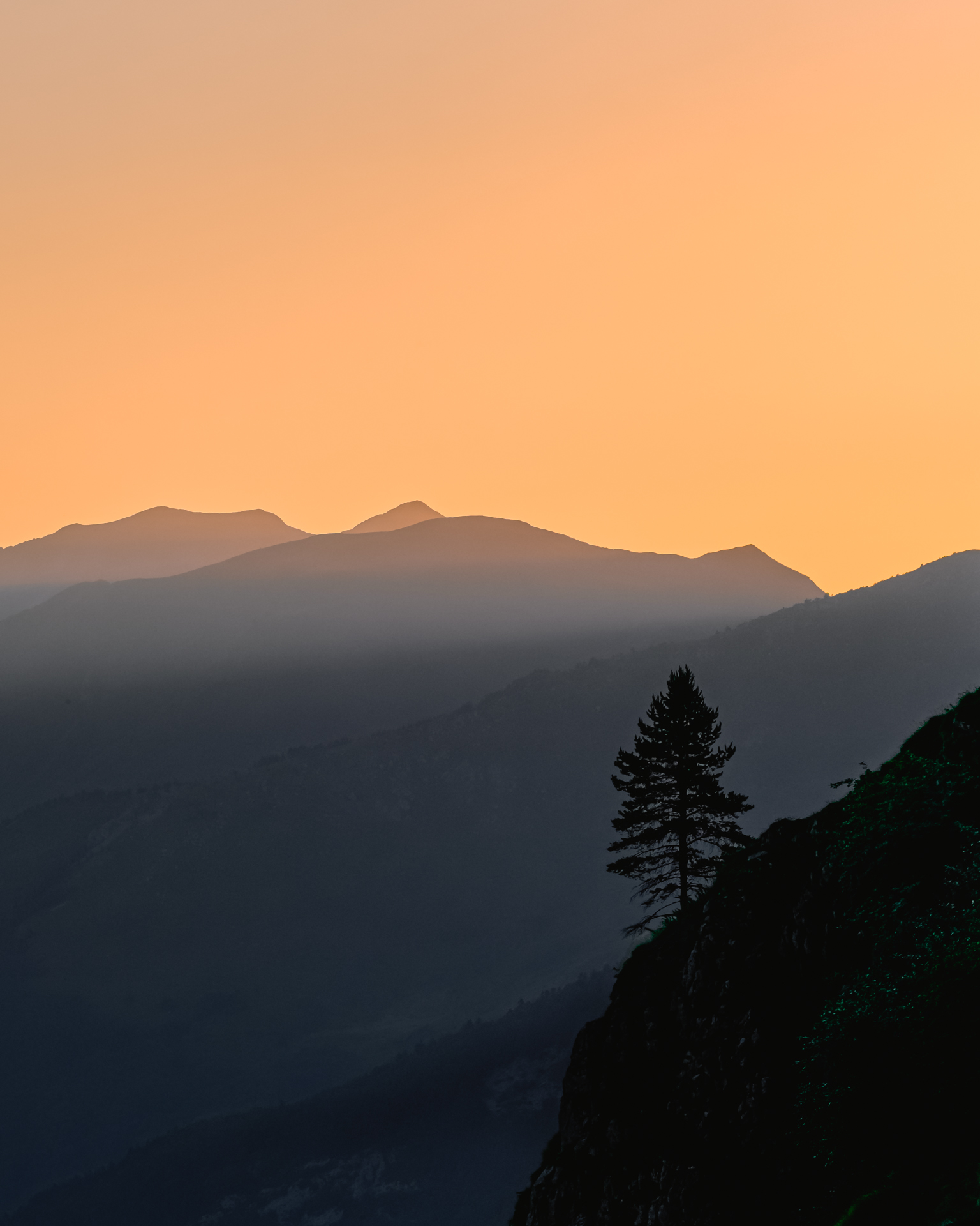 Lever de soleil, Pyrénées