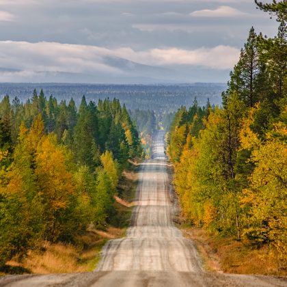 Route de Laponie, Finlande