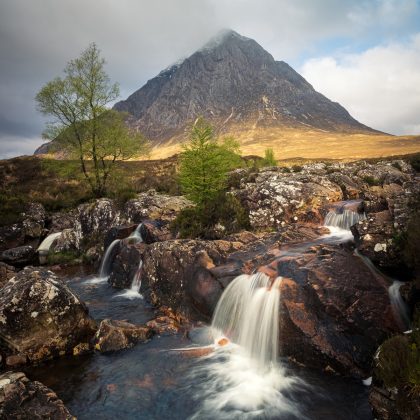 Glen Etive Mor Waterfall, Ecosse