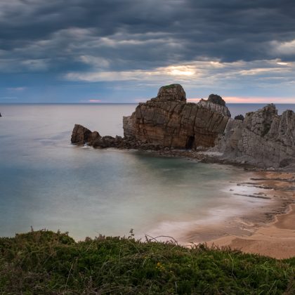 Playa de Portio, Espagne