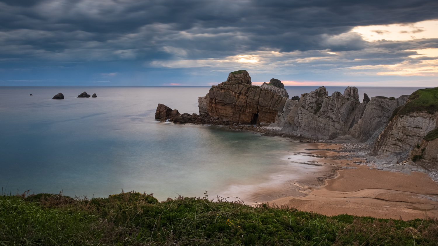 Playa de Portio, Espagne