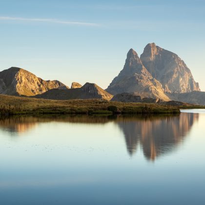 L'Ossau depuis le lac d'Anayet, Pyrénées